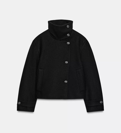 Neck Trench Coat