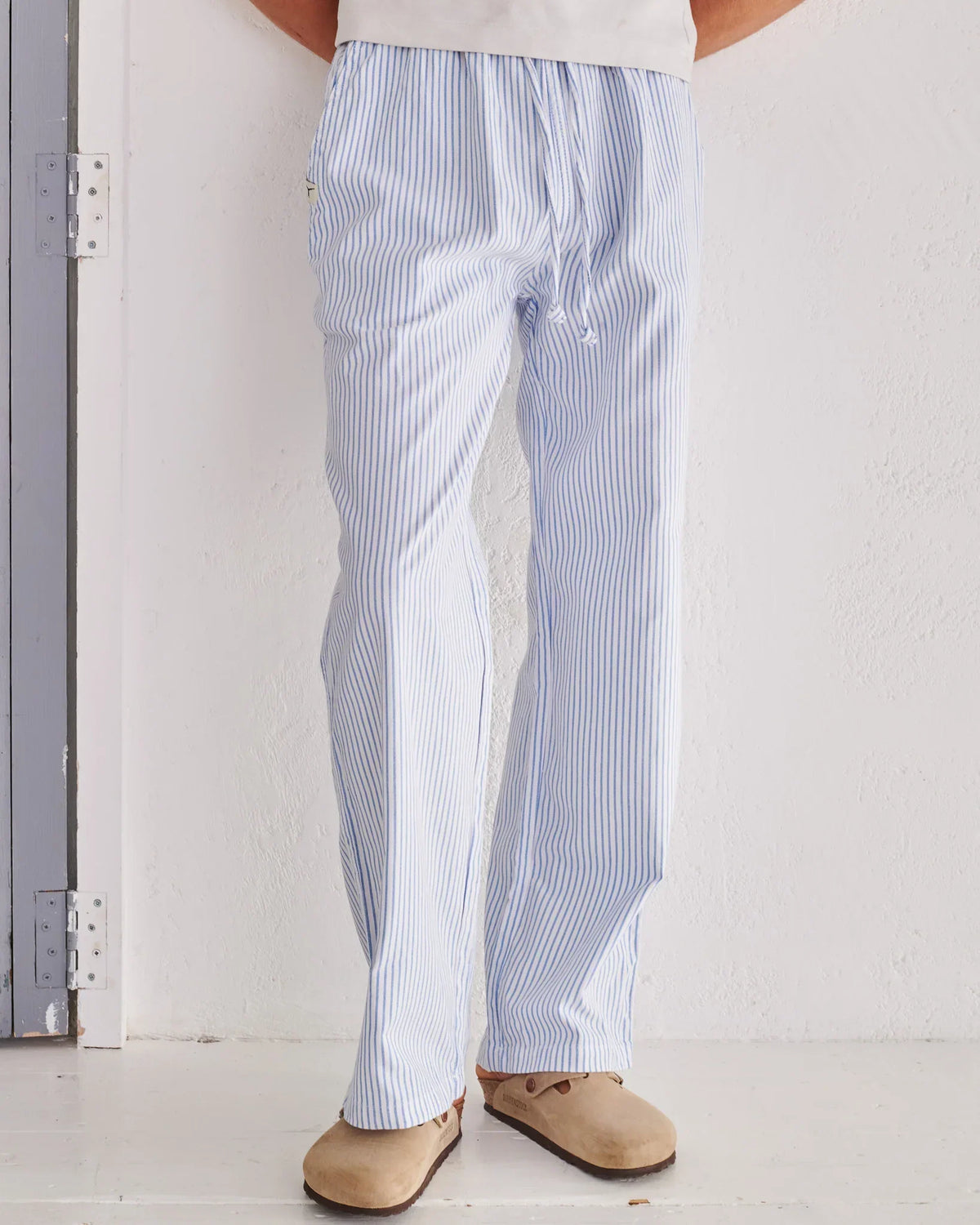 Blue Striped Pant
