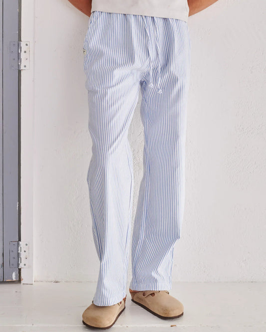 Blue Striped Pant