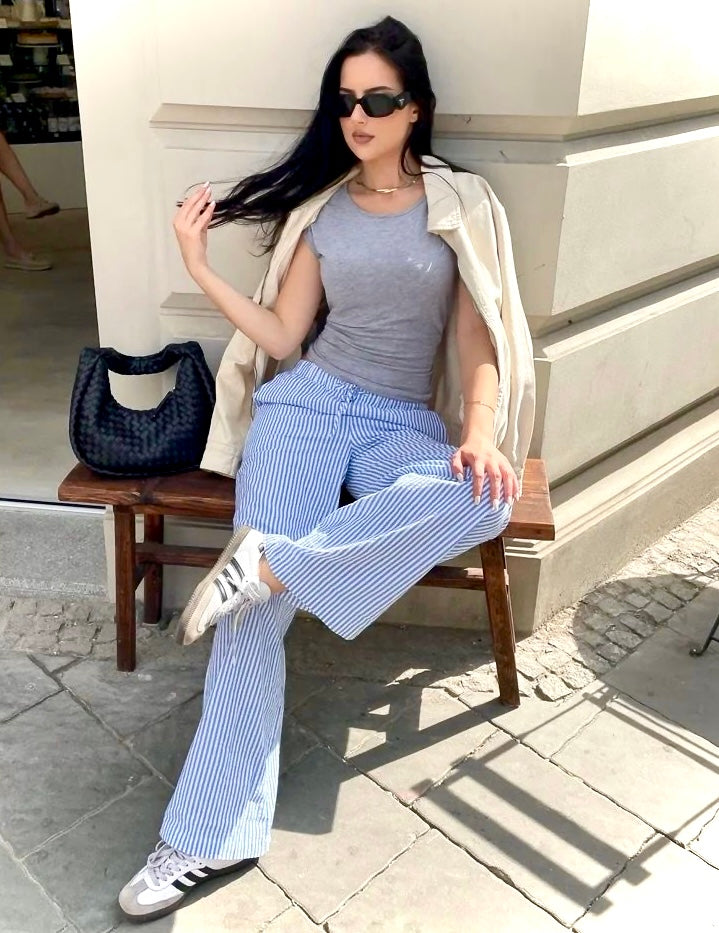 Blue Striped Pant 💙