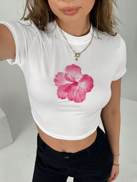 Rais™️ Flower Cropped t-shirt