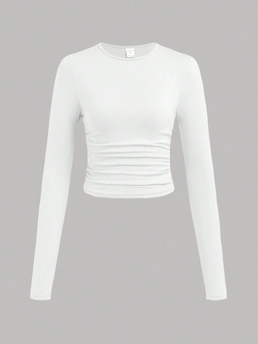 Longsleeve top white